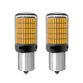 CANBUS LED Turn Signal Indicator Bulbs For Car Amber Yellow 1156 BA15S 12-24V Waterproof High Quality Super Brightness 3014 144 SMD 7506 1003 1073 Hazard Lights